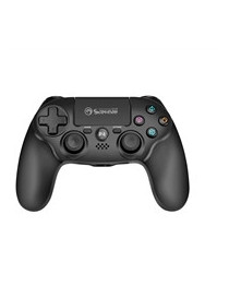 MARVO Scorpion GT-64 PS4 Wireless Controller  Wired (USB 2.0) for PC  With a 600mAh Rechargeable Battery  Non Stop Play for Upto 6 Hours  6-axis sensor and Dual Vibration  With Touchpad  Black