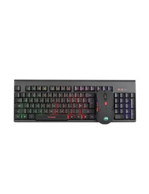 Marvo Scorpion KW512 Wireless Gaming Keyboard and Mouse Bundle  12 Multimedia Keys  3 Colour LED Backlit with 7 Lighting Modes  Optical Sensor Mouse with Adjustable 800-1600 dpi  6 Buttons