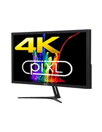 piXL CM28GU1 28 Inch UHD Monitor  4K  LED Widescreen  2160p  5ms Response Time  60Hz Refresh  HDMI / Display Port  16.7 Million Colour Support  VESA Mount  Black Finish