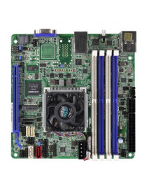 Asrock Rack D1541D4I Server Board  Integrated Xeon D1541 CPU  Mini ITX  VGA  Dual GB LAN  Serial Port  IPMI LAN  M.2