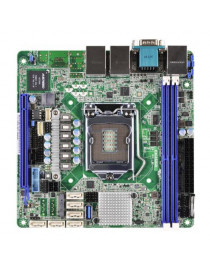 Asrock Rack E3C232D2I Server Board  Intel C232  1151  Mini ITX  DDR4  VGA  Dual GB LAN  IPMI LAN  Serial Port  M.2